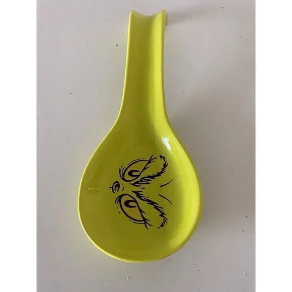 Dr‎ Seuss How The Grinch Stole Christmas Ceramic Spoon Rest Holiday Green NEW