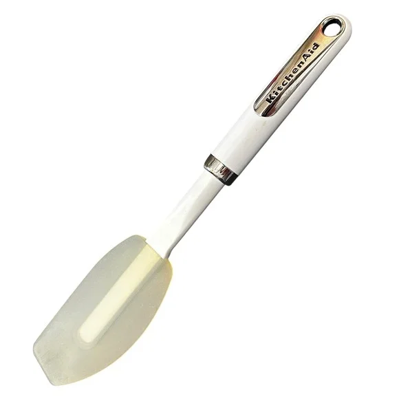 KitchenAid Silicone Scraper Spatula White Handle Heat Resistant Baking Tool‎