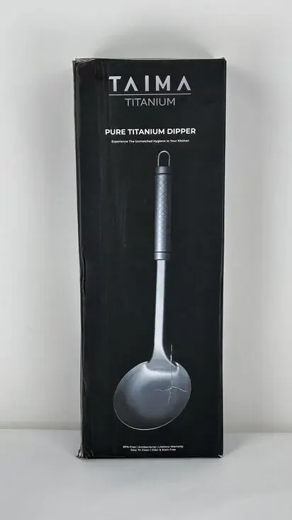 Taima Pure Titanium Dipper Kitchen Utensil New