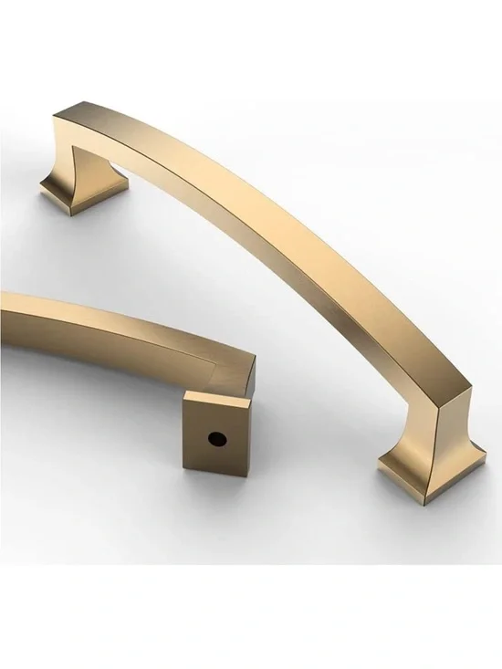 8 Pack 5 Inch(128mm) Hole Centers Champagne Bronze Kitchen Cabinet