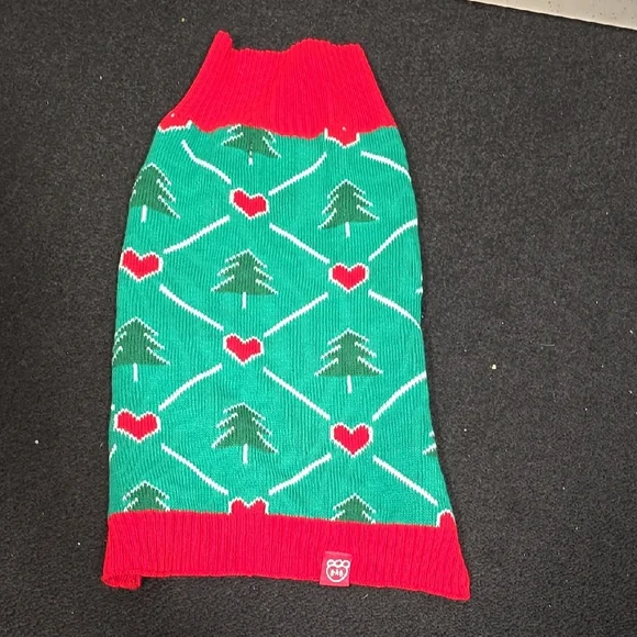 Red and Green Dog Sweater