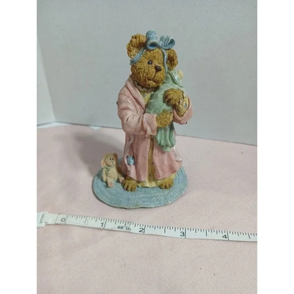 Boyds Bears -Bearstone - Mommy Bearhugs w/Baby Bundles -  Late Night Comfort