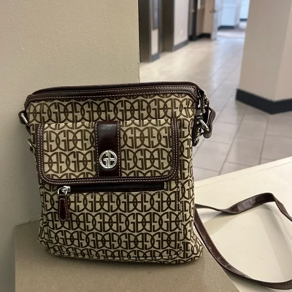 Crossbody Patterned Bag-Giani Bernini-Tough looking bag! Gorgeous strong