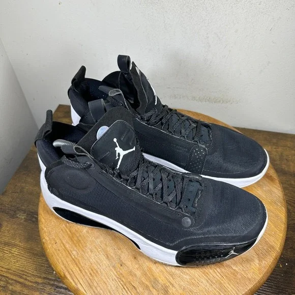 Jordan Air Jordan 34 Eclipse Black White Mens Shoes AR3240-001 Size 11