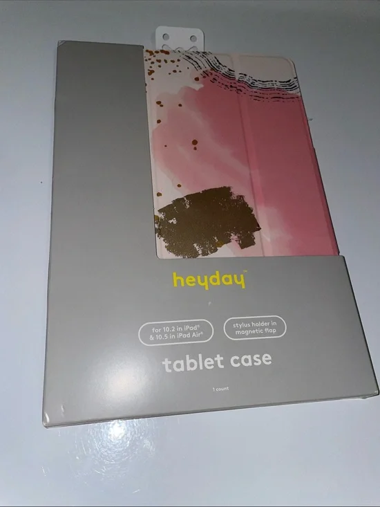 heyday Pink and Gold Abstract Tablet Case for 10.2