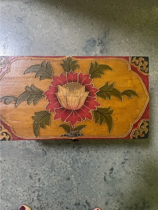 Boho Trinket Box from the Katmandu Valley in Nepal