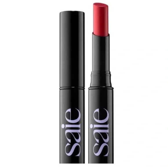 SAIE Lip Blur Lipstick in Classic Vibrant Red NEW In Original Box