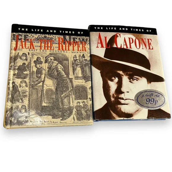 Jack The Ripper Al Capone Hardback Mini Books