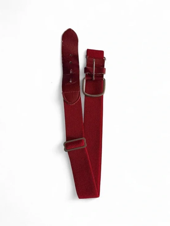Youth Red Baseball Belt Elastic Adjustable Kids Softball Uniform