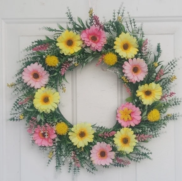HANDMADE spring wreath