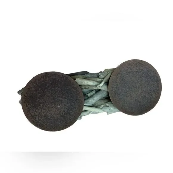 Two Place Driftwood Candle Display Holder