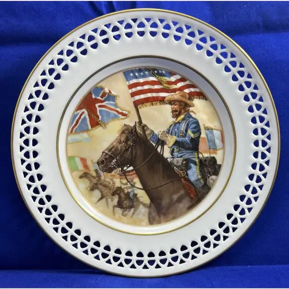 CONGRESS OF ROUGH‎ RIDERS Plate 100th Anniversary Buffalo Bill's Wild West #6