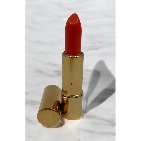 Vtg Estee Lauder All Day Long Lasting Lipstick MANGO Gold Tube NWOB‎
