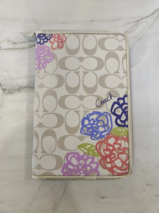 Coach Daisy Applique Tablet Crossbody Case (Model #F63818)