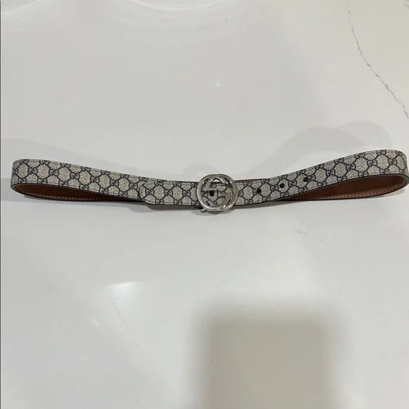 Gucci Beige and Navy children’s Belt