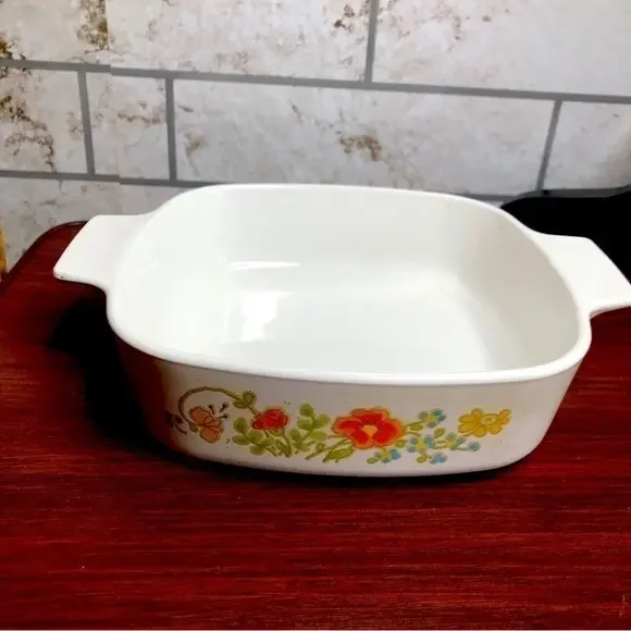 1960s rare Vtg Corning Ware 379‎ STAMP A-1-B 1 Quart *NO LID*