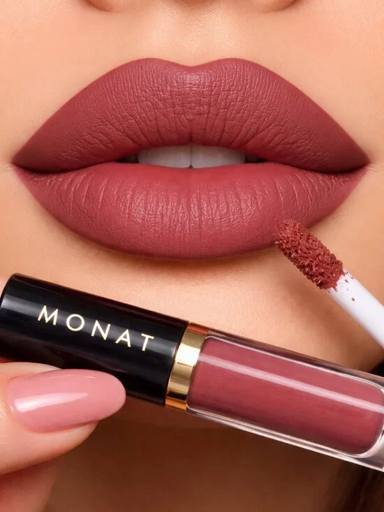 MONAT Liquid Lipstick BRAVE .20 oz brown nude color sealed box
