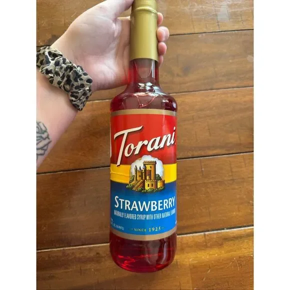 NWT Torani Strawberry Syrup- 24.5 oz