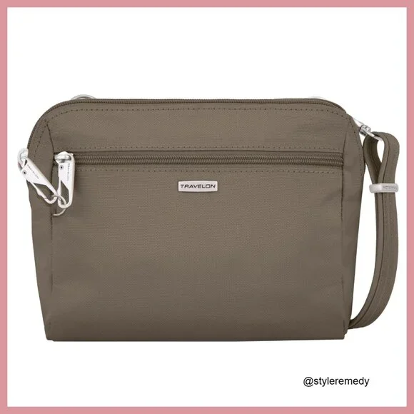 Anti-Theft Convertible Crossbody Waist Pack with Locking Compartments