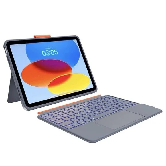 Detachable Magnetic Keyboard Case w/ Trackpad for iPad 10th/11th Gen, Backlit