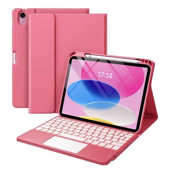 Harvopu Compatible for iPad 11th 10th Generation Case with Keyboard, Folio Cover