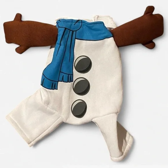 Olaf‎ the Snowman christmas Holiday winter pet outfit Size Medium or large