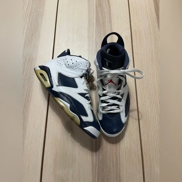 2012 Nike Air Jordan 6‎ Retro Olympic 384664-130 RESTORE Size 8.5