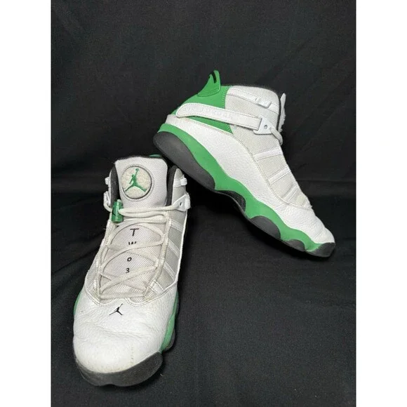 Nike Air Jordan 6 Rings White Lucky Green 322992-131 Men’s 11
