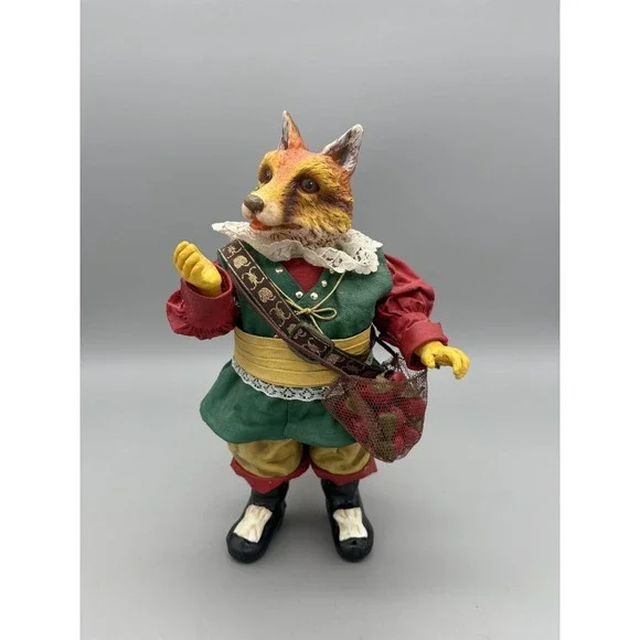 Sir Red Fox Londonshire by‎ Possible Dreams Resin Figurine Papier Mâché VTG 1991