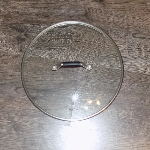 Calphalon Glass‎ Replacement Lid Unisex 12 Inch Clear Good Tempered Steel Rim