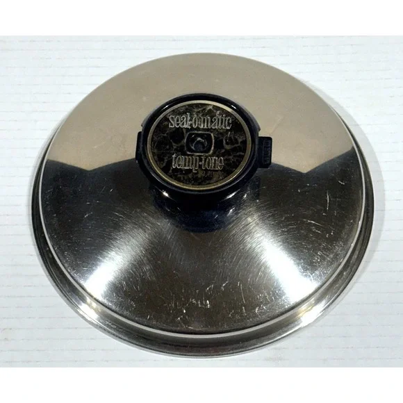 SEAL-O-MATIC Temp-Tone Vented - Lid Only - VINTAGE - Measures 7.75
