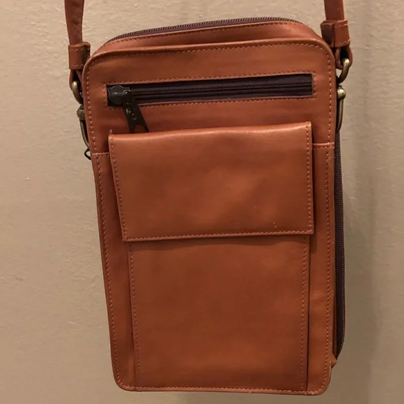 Brown Leather Crossbody Bag
