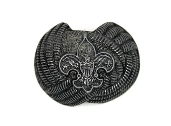 Vintage Boy Scouts Metal Eagle Neckerchief Slide