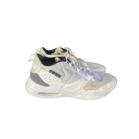 Nike Jordan Air Mens Authentic White Black Platinum CZ3984 101 - Size:11