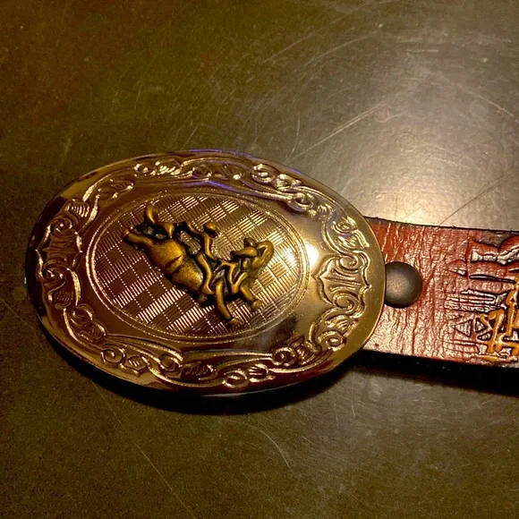 Noon belt leather equestrian