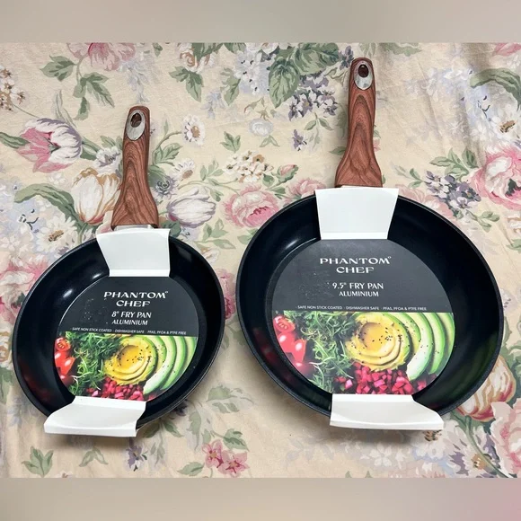 Phantom Chef 9.5”& 8” aluminum fry pan