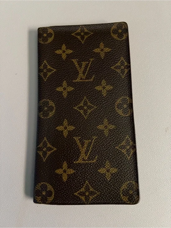 Louis Vuitton Monogram Canvas Brazza Long Wallet in Brown