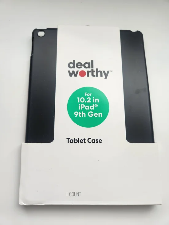 Black Tablet Case for 10.2-inch iPad (9th Gen)