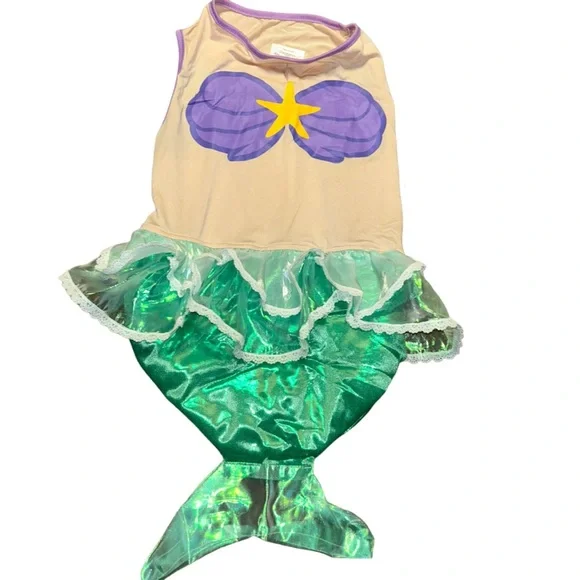Disney princess little mermaid dog pet Halloween costume size Medium