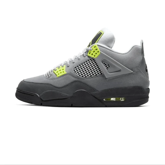 Air Jordan 4 Men's Retro‎ SE Neon Size 8.5