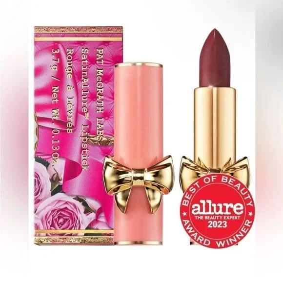 Pat McGrath X Bridgerton SatinAllure Lipstick in Entranced Warm Flesh Rose