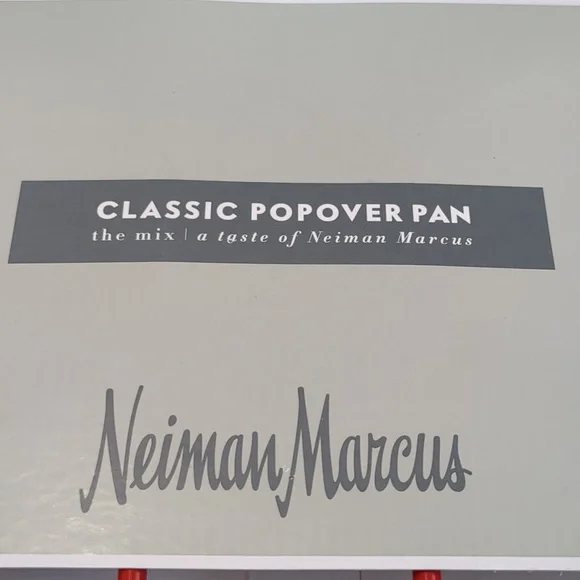 Neiman Marcus Red Classic 6 Cup Popover Pan