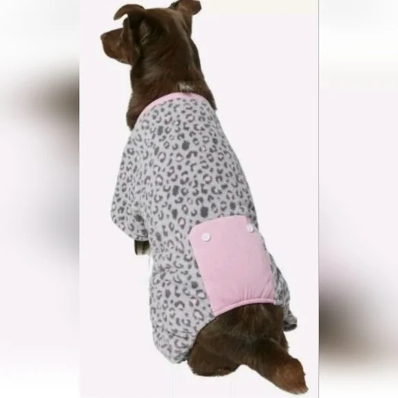 NWT wag-a-tude dog pajamas Animal Print large