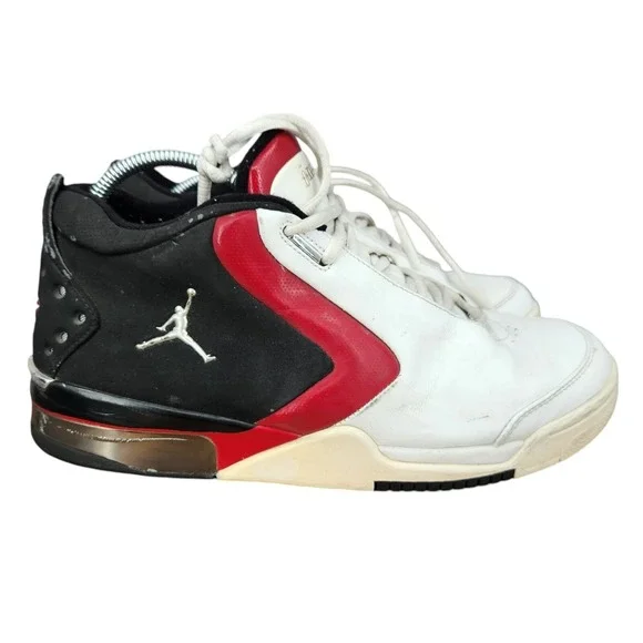 Jordan Big Fund‎ Sneakers Mens 10.5 White Red Black Gold Sneakers 2004 Vintage