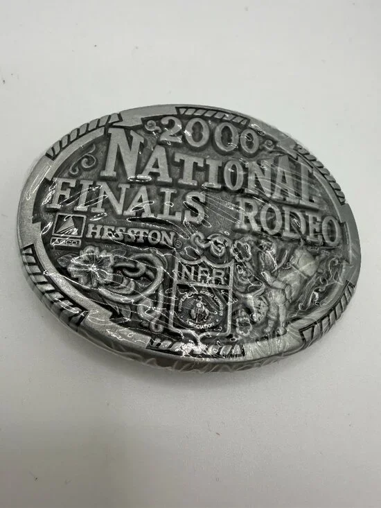 Vintage 2000 Hesston National Finals Junior Rodeo Belt Buckle
