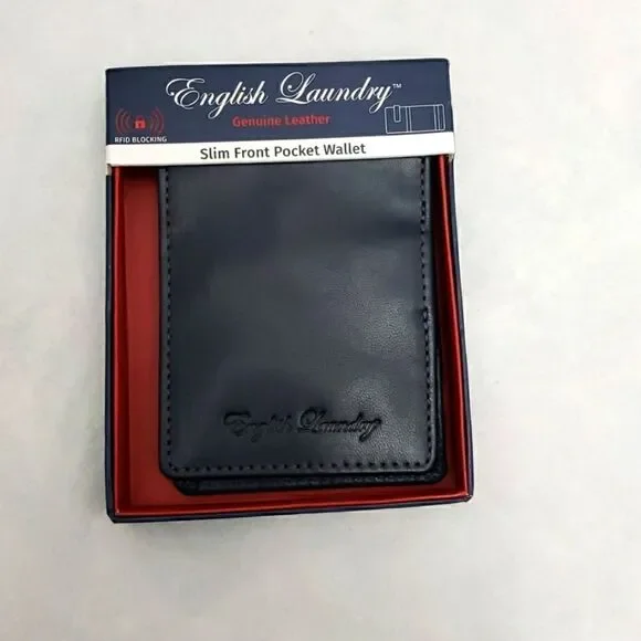 English Laundry Money Clip Pocket Wallet New