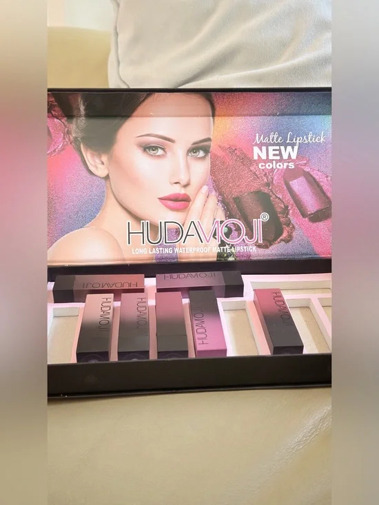 Hudamoji Long-Lasting Matte Lipstick Set - Pink Shades