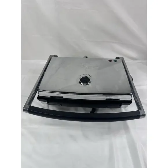 Wolfgang Puck Bistro Collection BCGL0005 Panini Maker Grill Stainless Steel