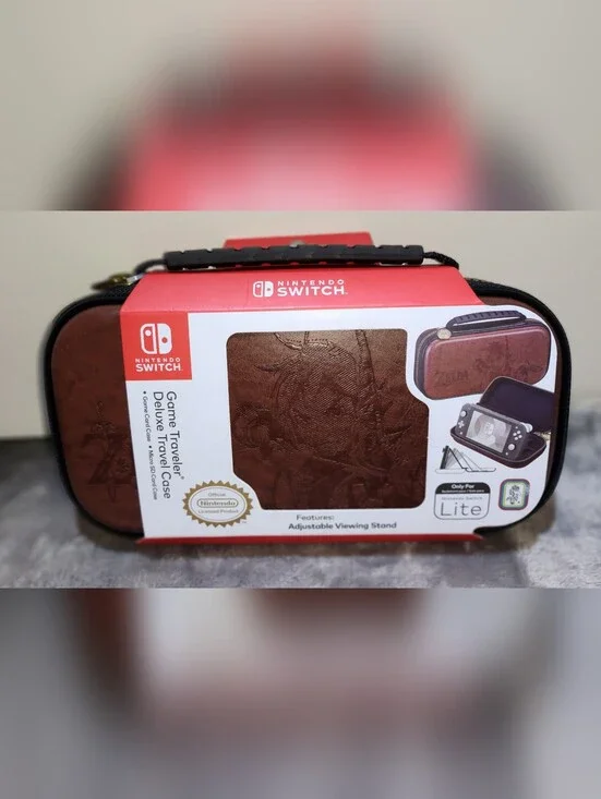 RDS Industries, Zelda Edition, Brown Game Traveler Deluxe Travel Case for Ninten