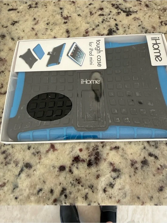 iHome Blue and Black Tough Case for iPad Mini